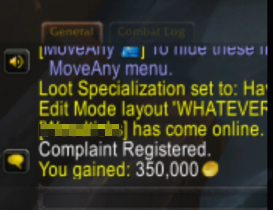 WoW gold payout proof: Weekly giveaway — "Imagine my surprise — 350K gold in mail!"
